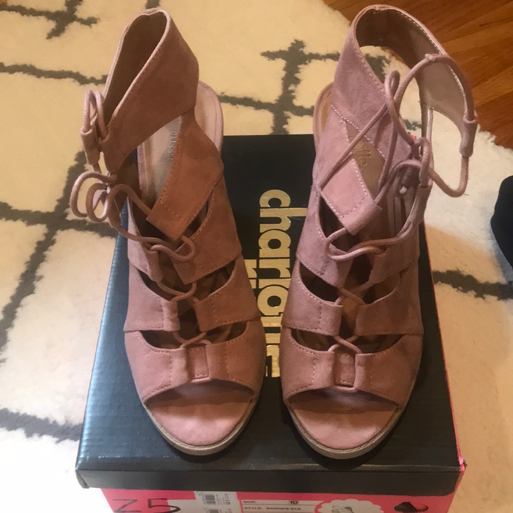 Charlotte Russe Pink Sandals